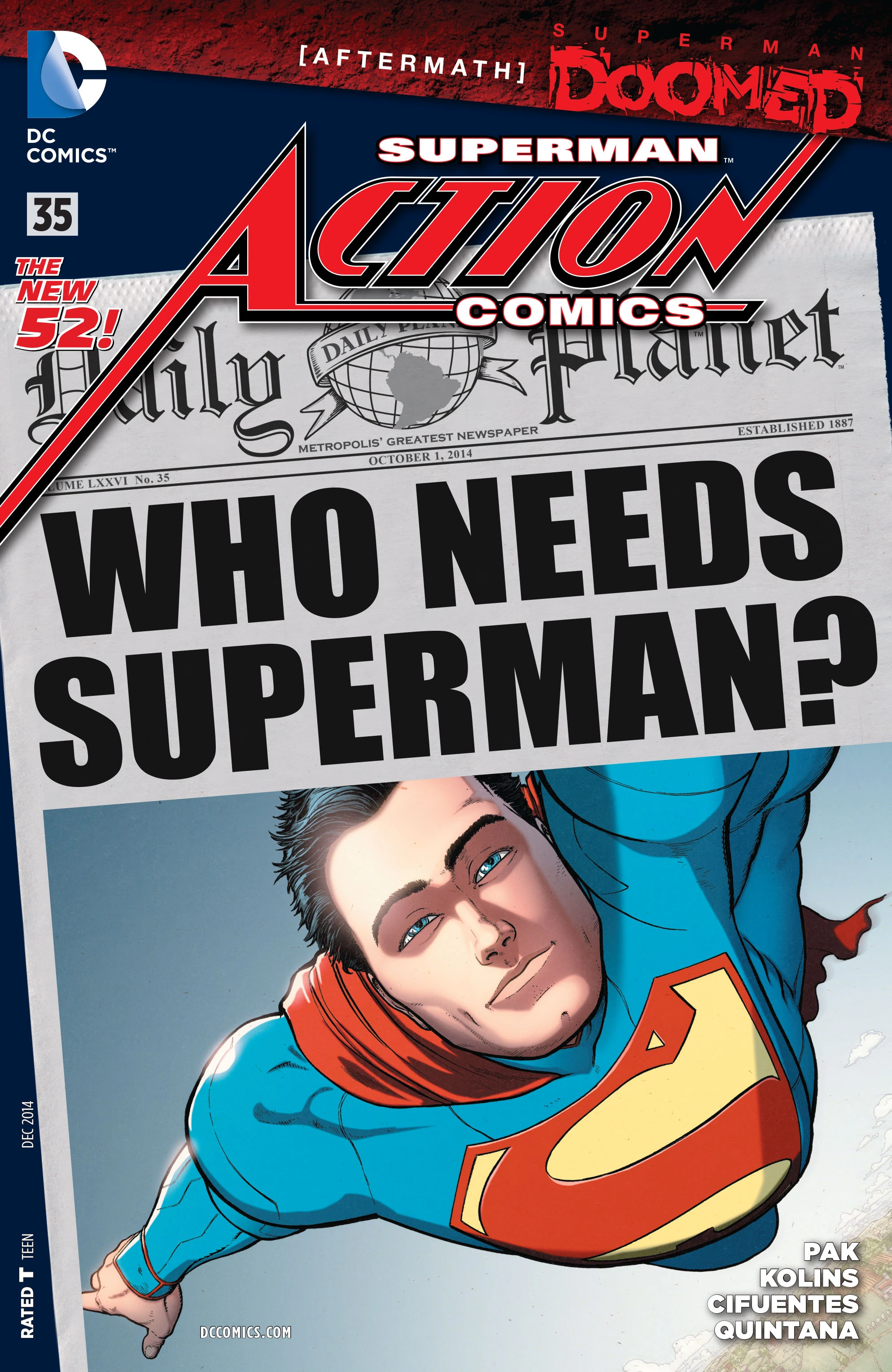 Action Comics #35 (DC, 2014 — Cover A) cover